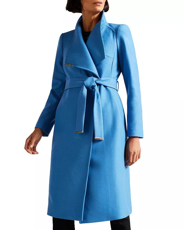 Rose Mid Length Wool Blend Wrap Coat | Bloomingdale's (US)