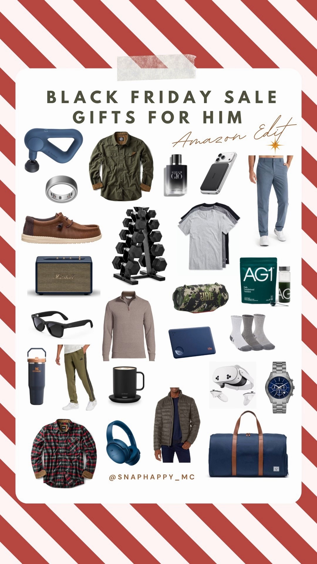 HOLIDAY GIFTS FOR HIM on the @Amazon Black Friday SALE! 

These gift ideas for him make affordable + thoughtful holiday + Christmas gifts for husbands, boyfriends, dads, father-in-laws, brothers, trendy teenagers…

#founditonamazon #amazonfashion #WinterFavorites2025 #ad

#LTKSaleAlert #LTKHoliday #LTKGiftGuide