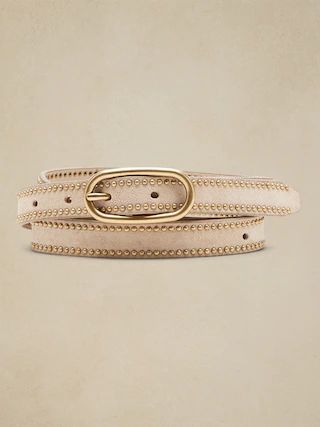 Daze Studded Suede Belt | Banana Republic (US)