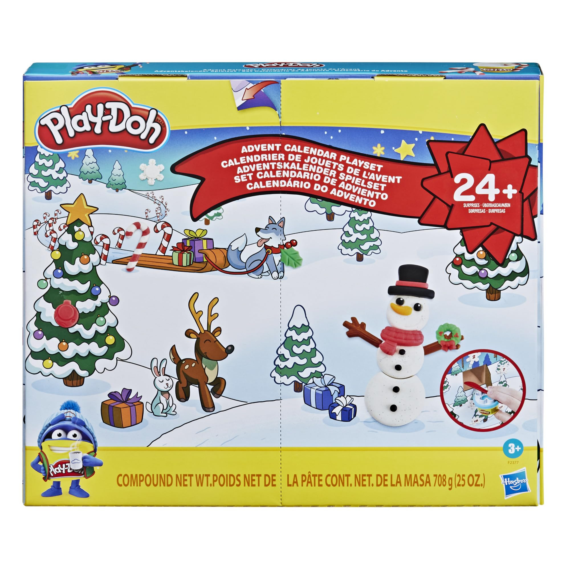 Play-Doh Advent Calendar Toy for Kids 3 Years and Up with Over 24 Surprise Accessories, Playmats,... | Amazon (US)