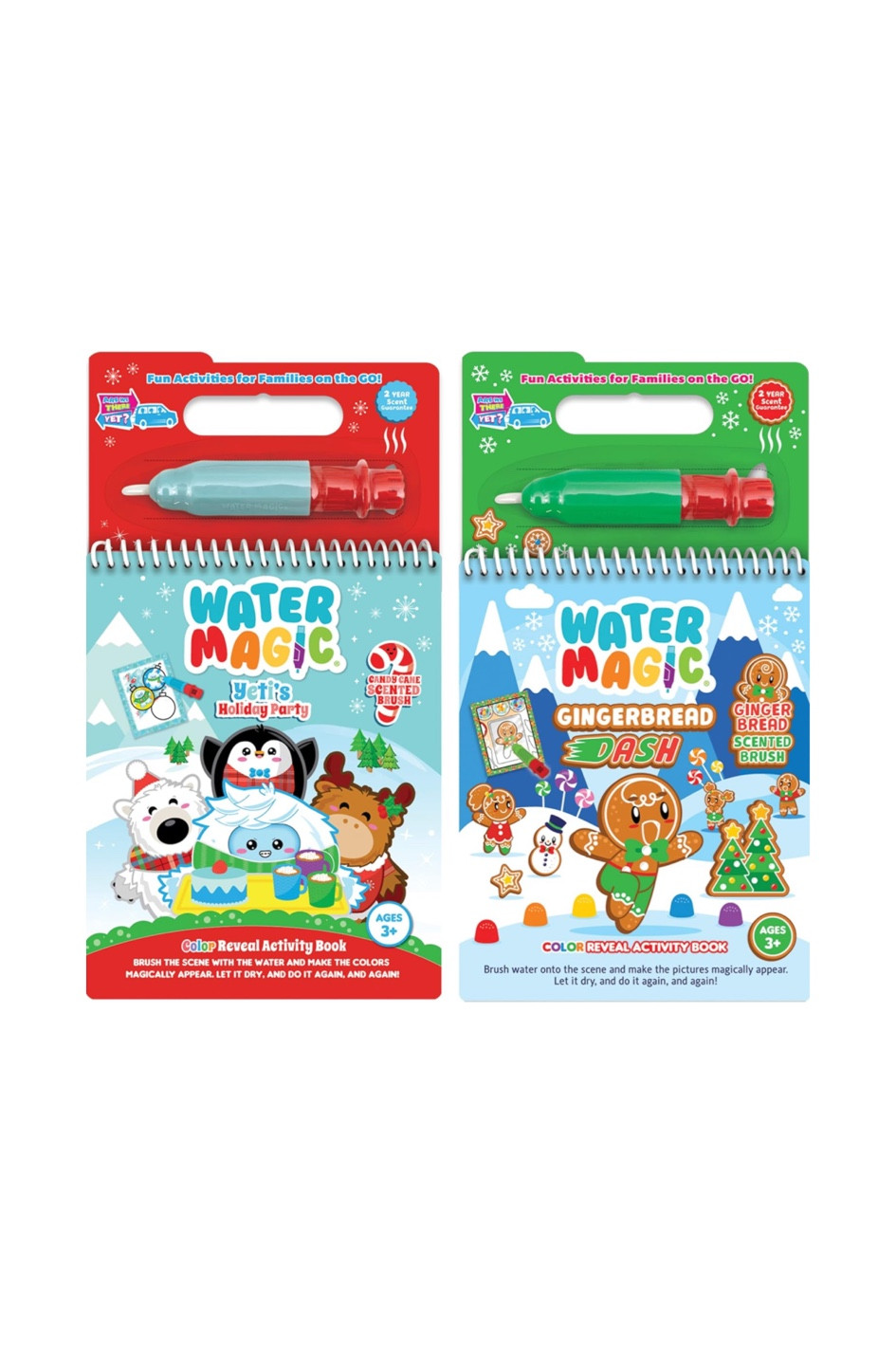 Scentco Holiday Water Magic (2 Pack - Candy Cane & Gingerbread) - Scented Reusable Water Reveal Activity Books - Stocking Stuffers, Holiday Gifts for Kids, No Mess, All Fun

#toddler #stockingstuffers 

#LTKbaby #LTKGiftGuide #LTKkids