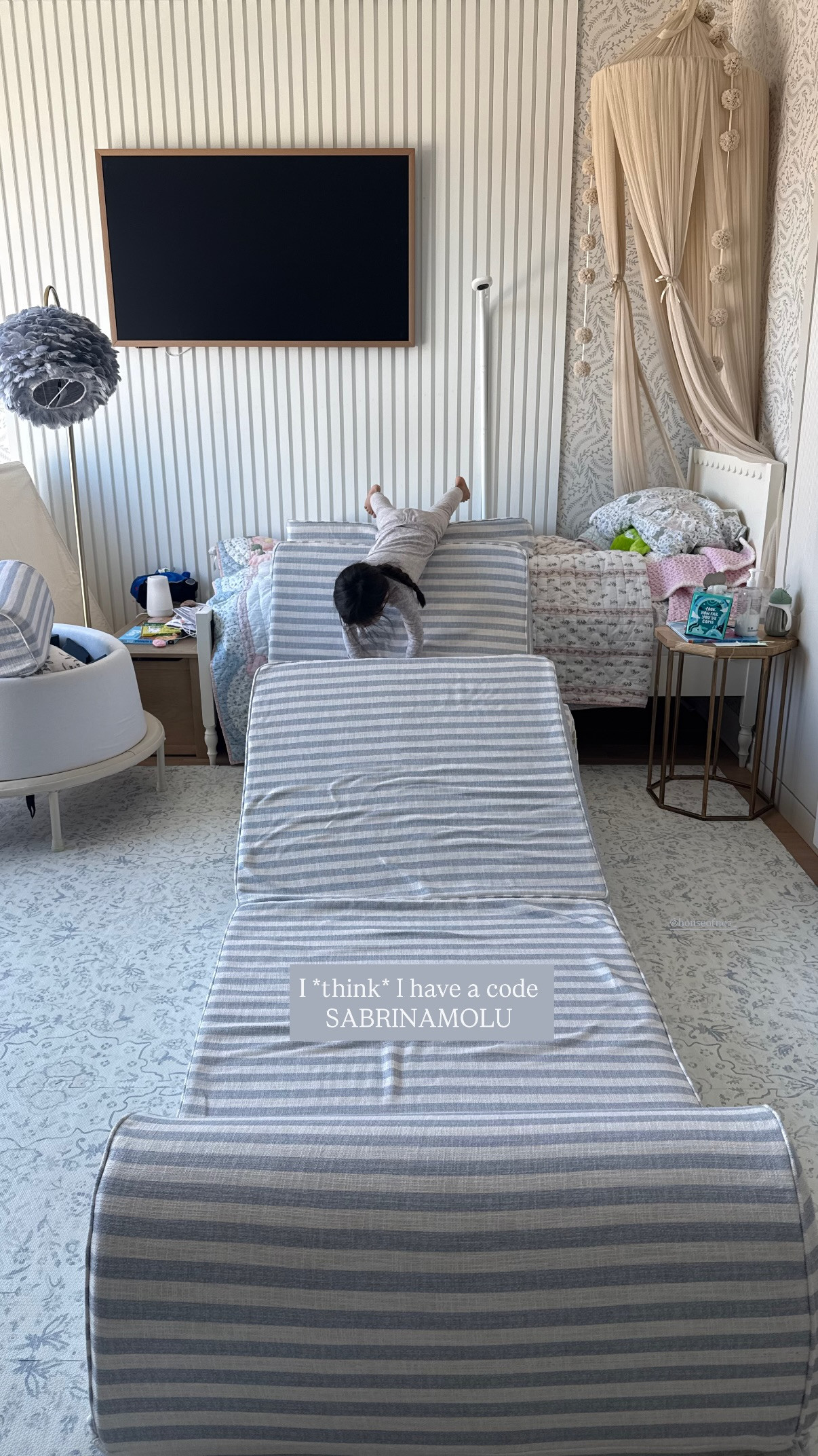 @houseofnoa_ This sofa has become our daily ritual to make an obstacle course. Best investment ever.

I *think* I have a code SABRINAMOLU @houseofnoa_ 

 #LTKmomlife #LTKKids