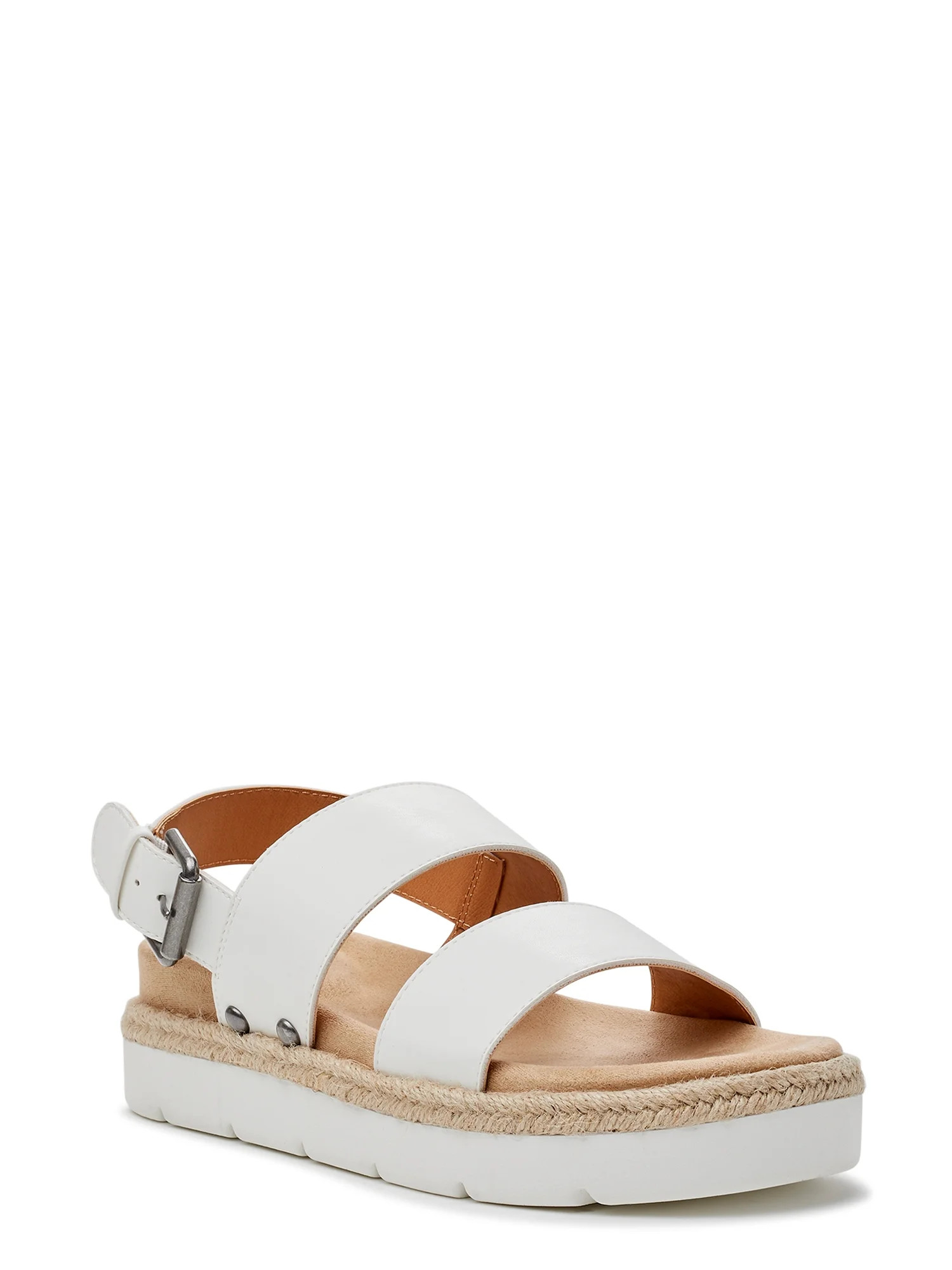 Time and Tru Women's Comfort Flatform Sandals | Walmart (US)