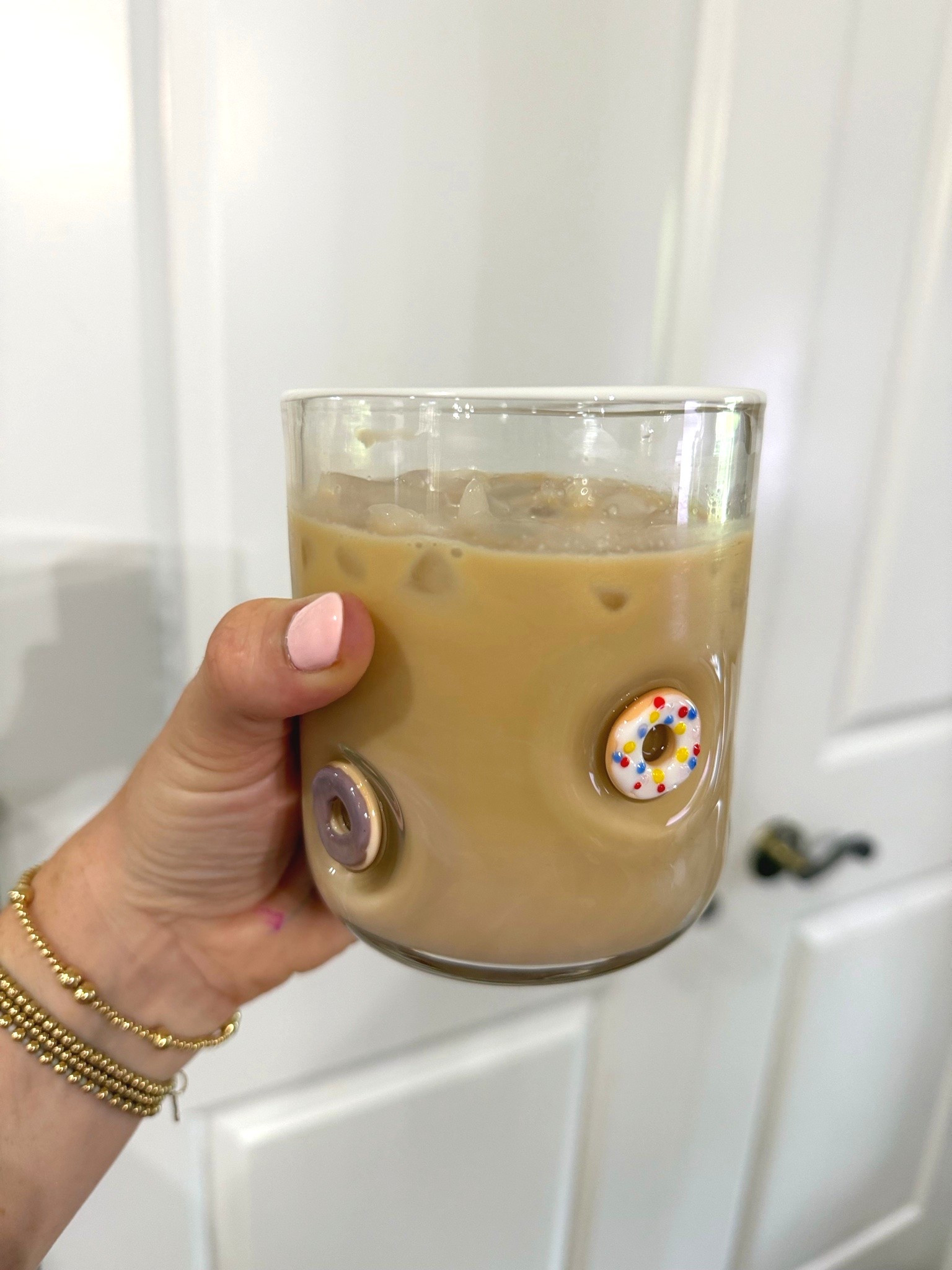 Drinking coffee out of my new donut glass! So cute!! #iconglass #donuts #anthropologie #coffeecup #giftidea #cuteglass

#LTKHome #LTKmorningroutine #LTKfoodie