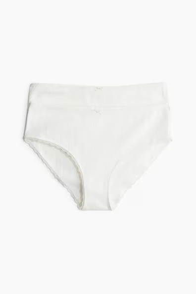 H & M - 2-pack Pointelle Hipster Briefs - White | H&M (AU)