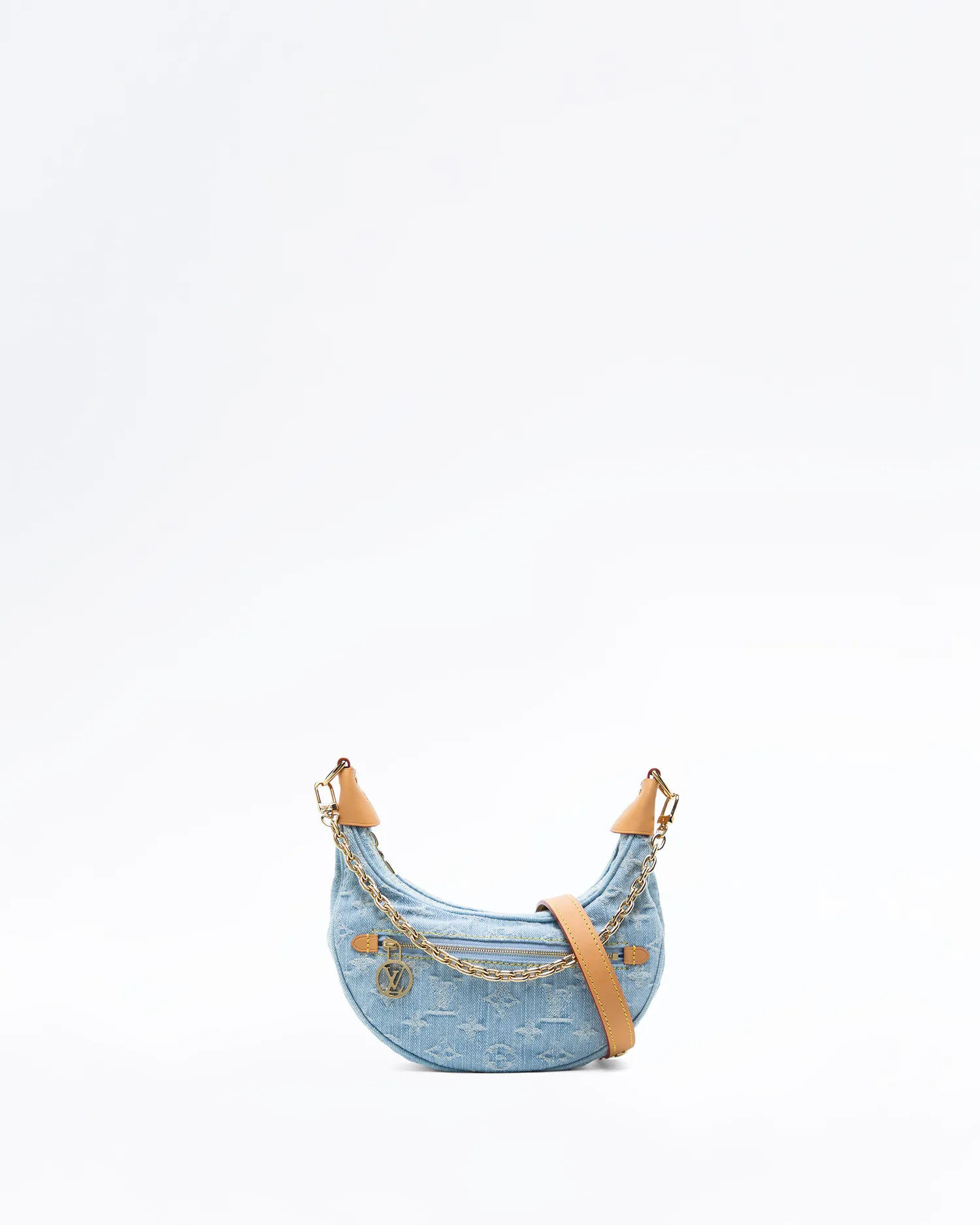 Denim Monogram Loop Bag | Vivrelle