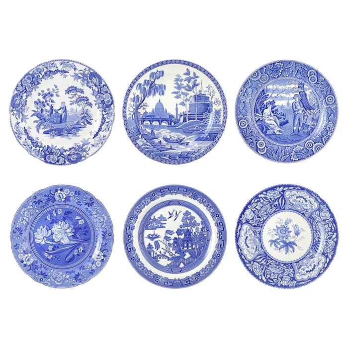 Spode Blue Room Georgian Plates 10.5" (Set of 6) | Wayfair North America