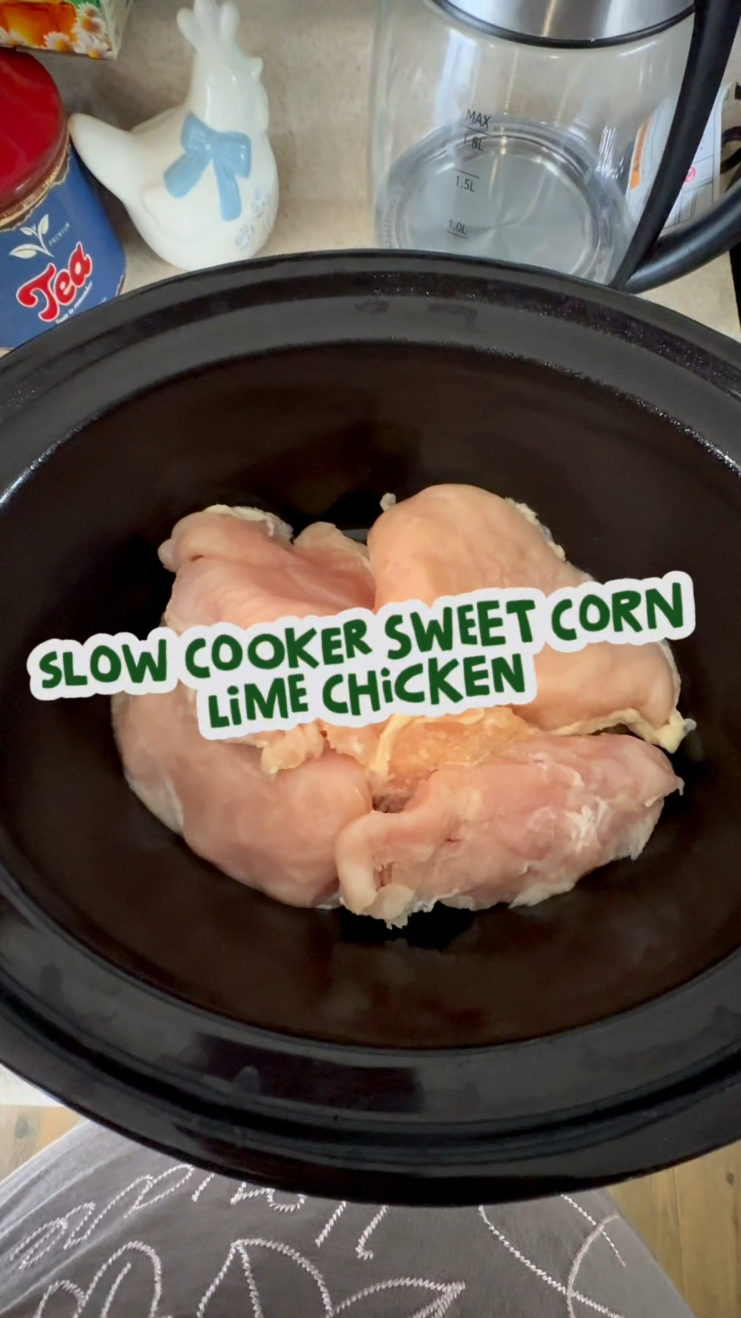 Slow cooker sweet corn lime chicken 💚😋 

#LTKfoodie #LTKdayinmylife #LTKvlog