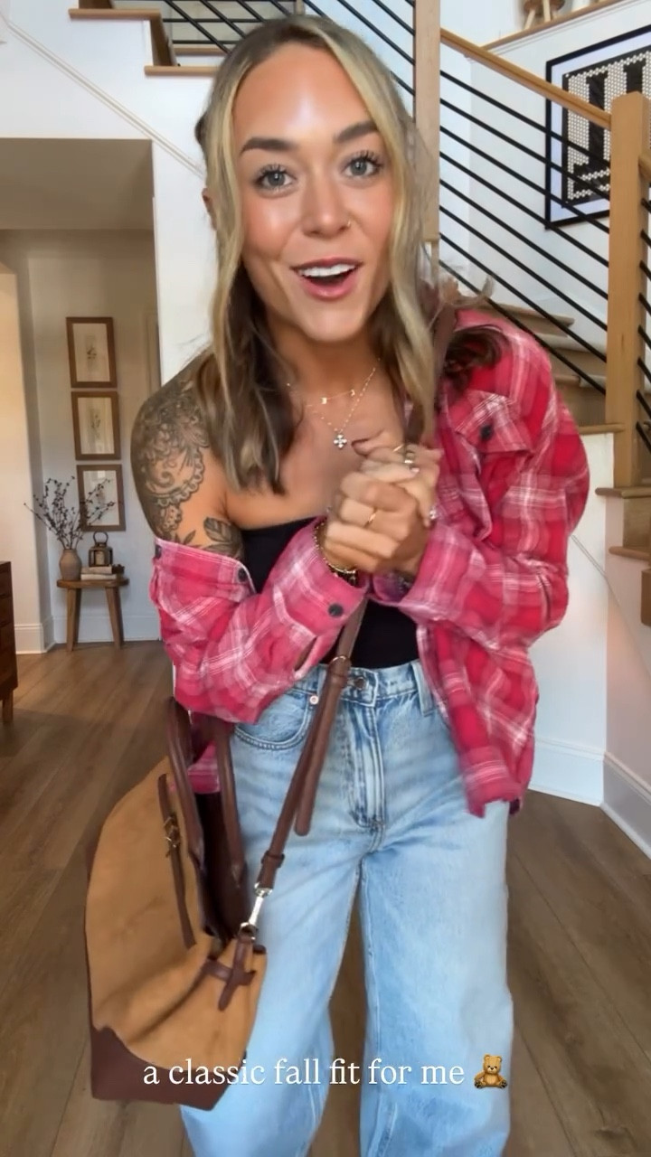 a classic fall fit for me 🧸 s tube top, L flannel, 2 regular barrel jeans, tts sandals! 🤎

Ootd / target style / fall fashion / comfy / neutrals / plaid / amazon fashion / Holley Gabrielle 

#LTKSeasonal #LTKFindsUnder100 #LTKPetite