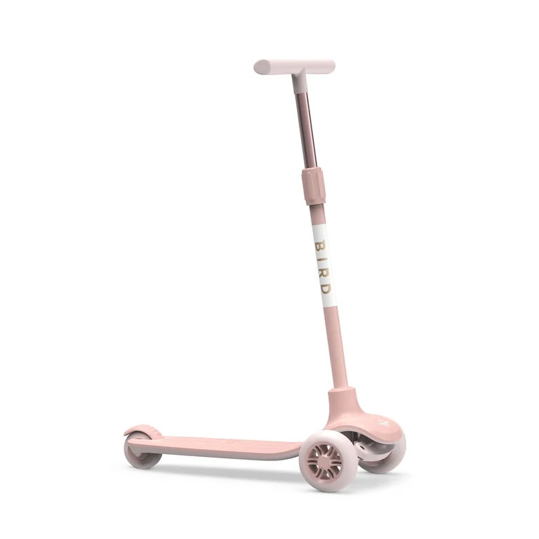Bird Birdie 3-Wheeled Kick Scooter for Kids, Adjustable Height Handle, Lean to Steer, Back Stomp ... | Walmart (US)