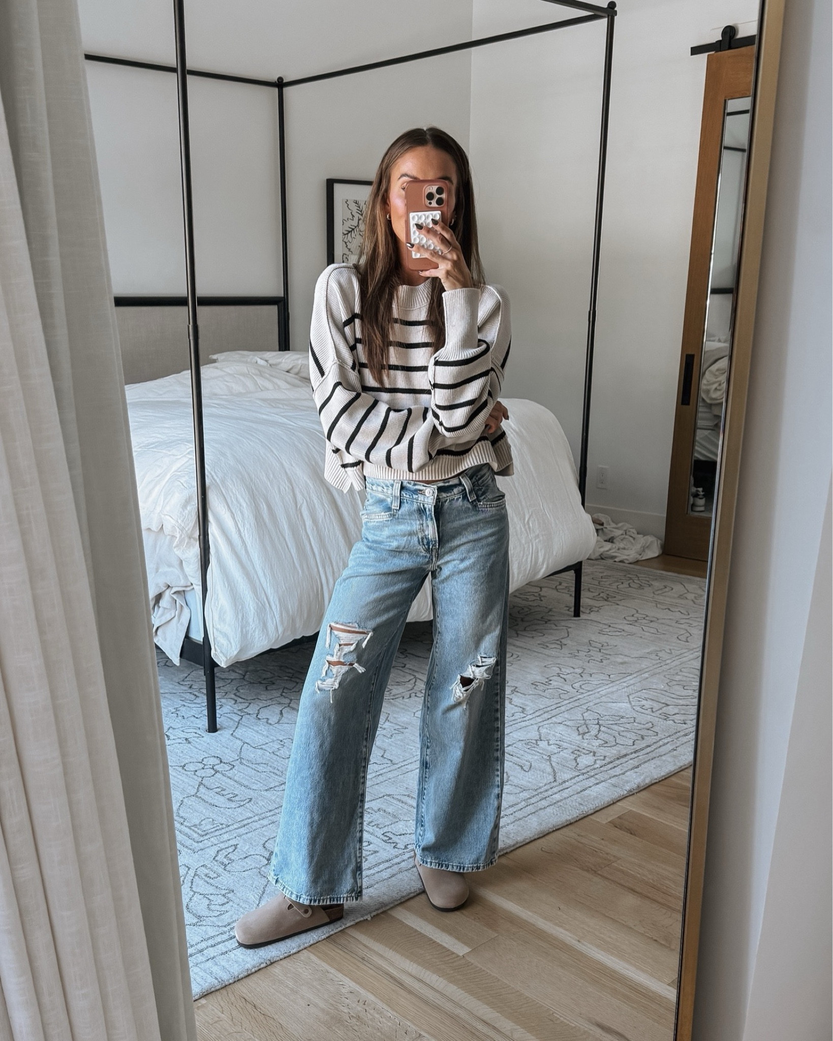 striped sweater on major sale rn on amazon🙌🏻 wearing size small 

#LTKCyberWeek #LTKFindsUnder50