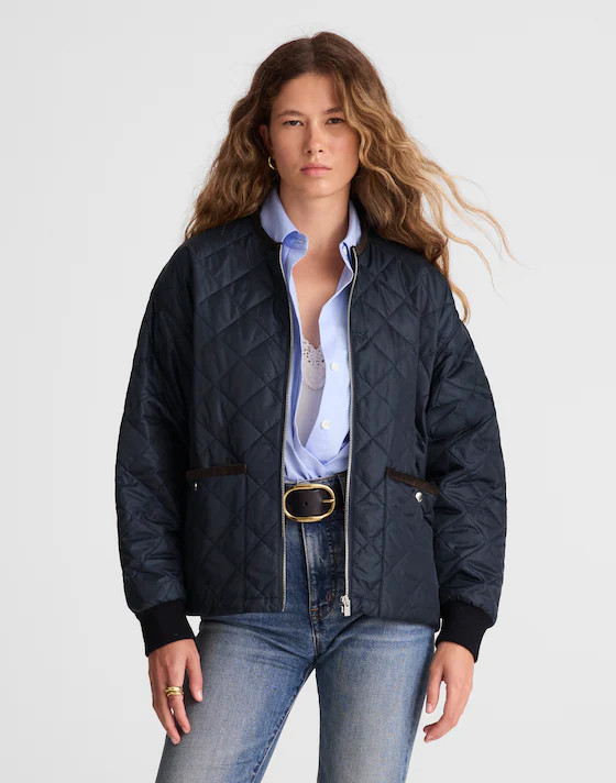 Quilted Bomber Jacket | Madewell