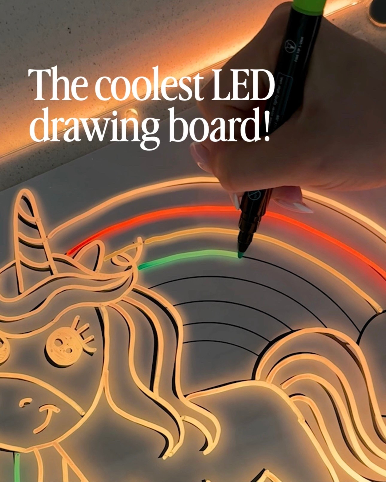 The drawing board that makes your art glow ✨ such a fun activity for kids! PLUS it’s rechargeable and easy to clean!

led board, light up drawing, doodle board, neon art, dry erase board, kids activity, rechargeable, tracing book, gift idea, amazon find

#LTKHome #LTKKids #LTKSaleAlert