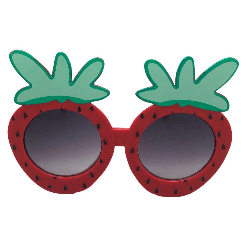 Toddler Girls' Strawberry Sunglasses - Cat & Jack Red One Size, Girl's | Target
