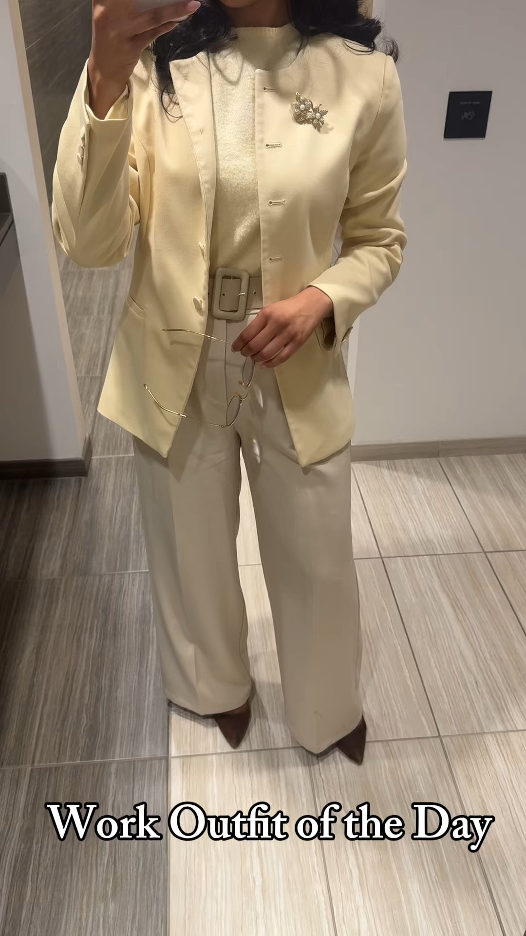 Another outfit formula from my Simply Styled for Work Style Guide.
I call this one the Polished Casual. Comfortable enough to carry you from professional settings into after-work plans, but polished enough for formal meetings. Since I kept the accessories minimal, I let one of my favorite brooches do the work.

Blazer and top: size small

Pants : size medium ( larger due to lost weight) 

#LTKWorkwear