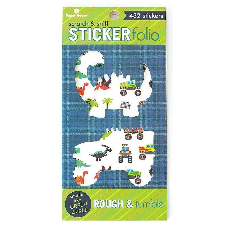 Paper House Productions Rough & Tumble Scratch & Sniff Sticker Folio for Crafts, Scrapbooking & C... | Walmart (US)