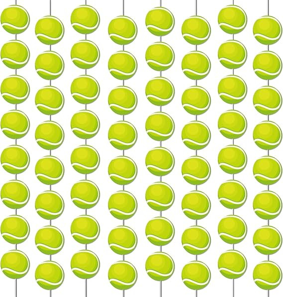 12 PCS Tennis Banners Tennis Ball Hanging Swirl Tennis Sports Game Party Garland Kit Sport Ball P... | Amazon (US)