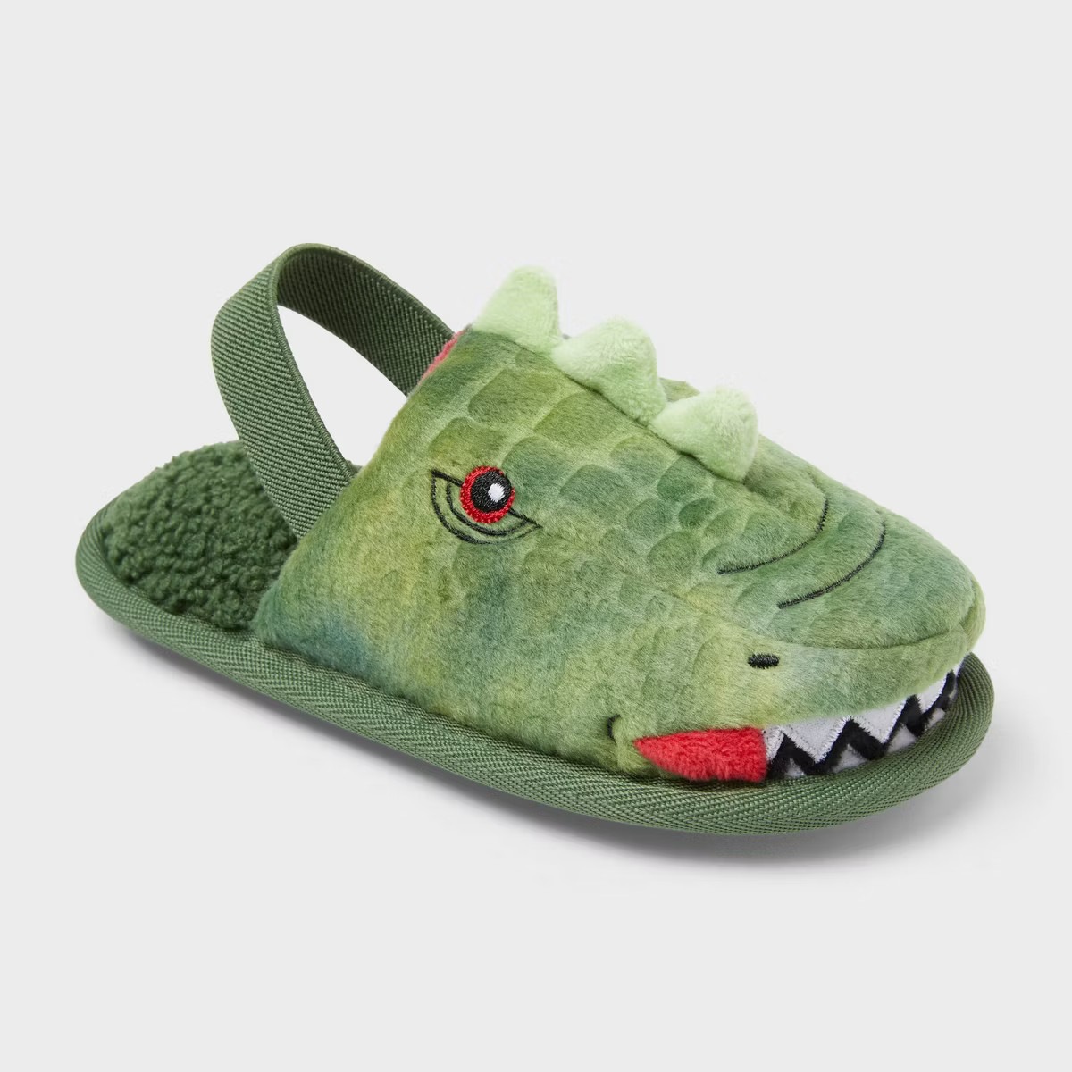 Toddler Dino Scuff Slipper - Cat & Jack™ Green | Target