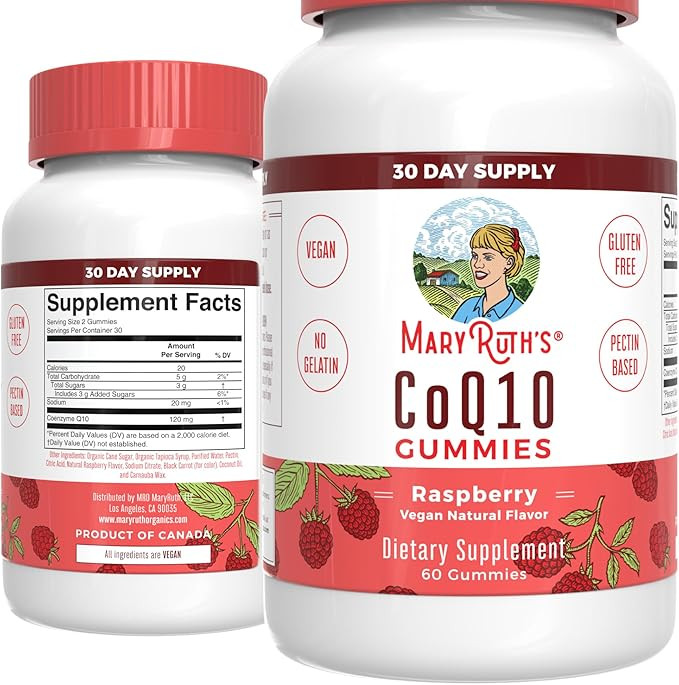 MaryRuth Organics, 1 Month Supply, Vitamin Gummy, CoQ10 Supplements for Adults and Kids, Suppleme... | Amazon (US)