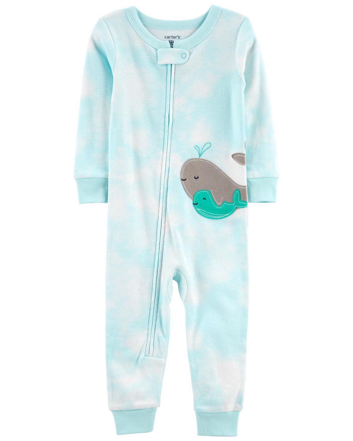 Blue Toddler 1-Piece Whale 100% Snug Fit Cotton Footless Pajamas | carters.com | Carter's
