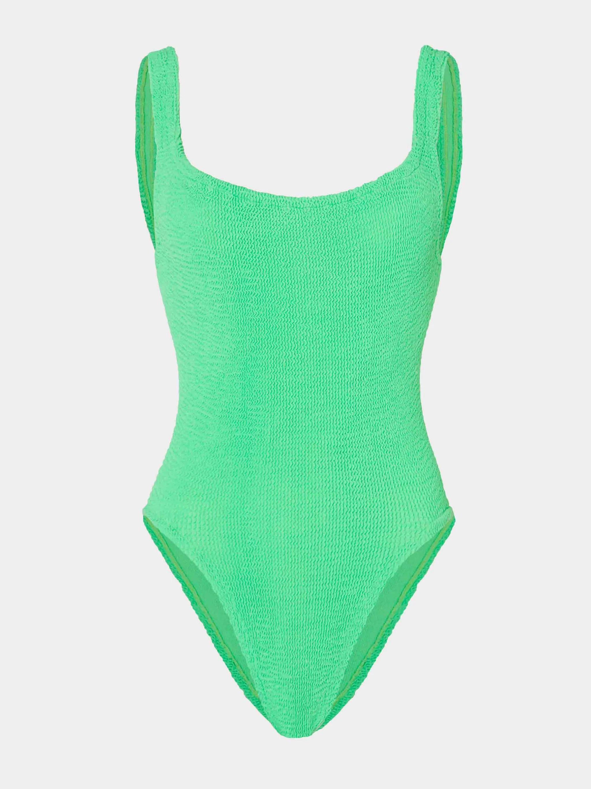 Square Neck Swim - Lime | HUNZA G
