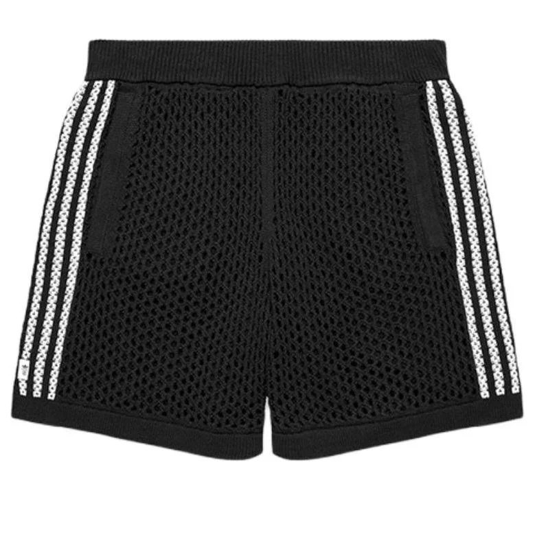 adidas x CLOT FW24 Crochet Shorts Asia Sizing 'Carbon' JF4273 | KICKS CREW