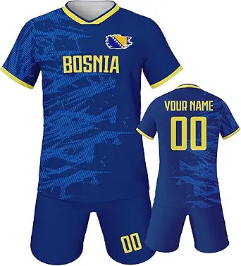 Custom Kids Soccer Jersey Personalized Youth T Shirts & Shorts Set Boy Girl Printed Name Number A... | Amazon (US)