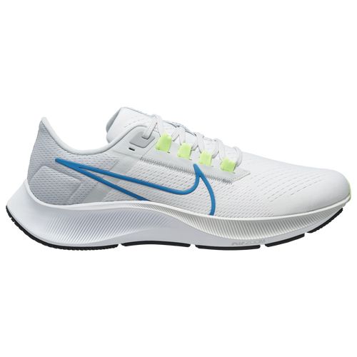 Nike Mens Nike Air Zoom Pegasus 38 - Mens Running Shoes White/Imperial Blue/Pure Platinum Size 13.0 | Foot Locker (US)