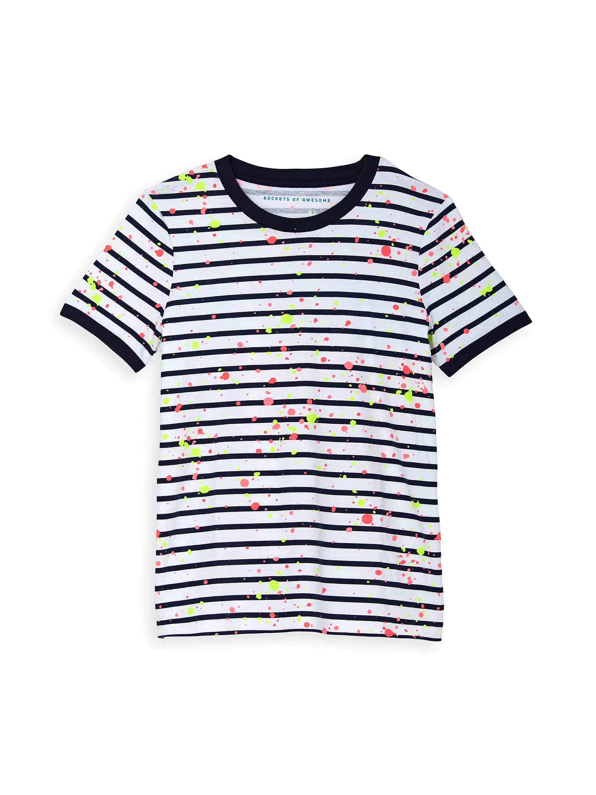 Little Boy's & Boy's Splatter Stripe Ringer Tee | Saks Fifth Avenue
