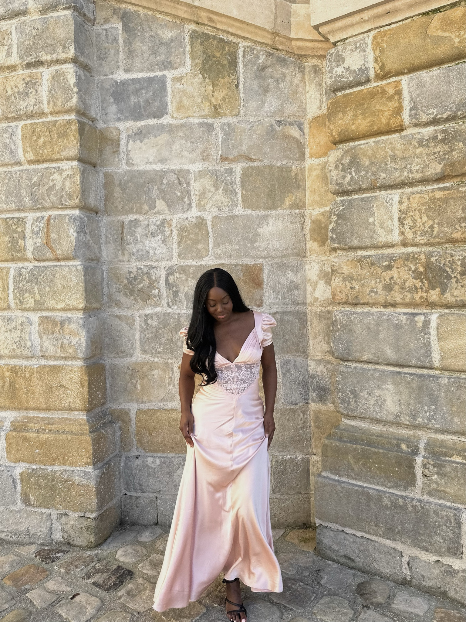 pink dress supremacy👼🏾🎀🤍🩰 wearing a pink silk dress from @houseofcb

#LTKSeasonal #LTKwedding #LTKeurope