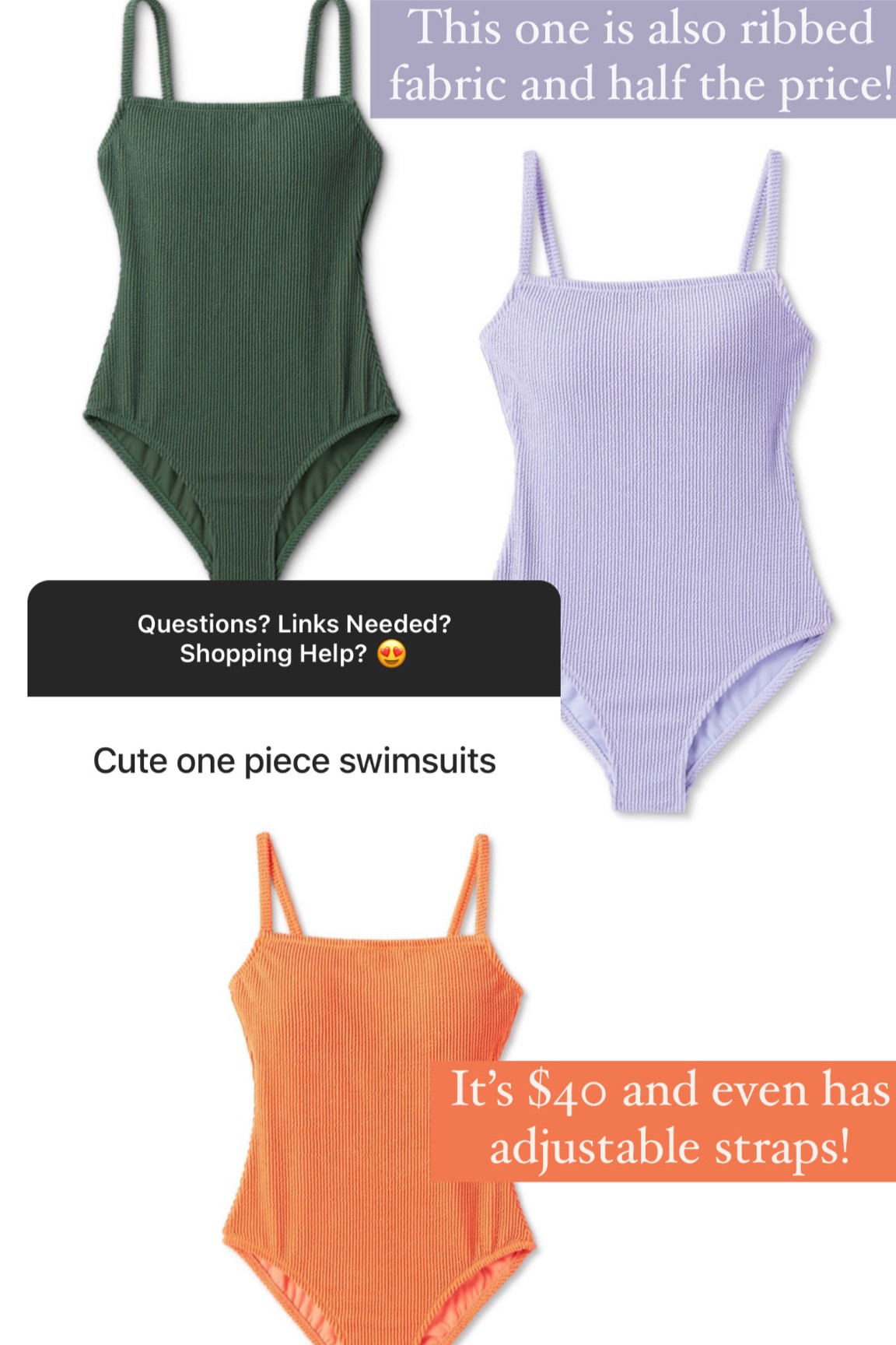 One piece ribbed swimsuit / textured square neck swimsuit / target finds / target swim

#LTKswim #LTKtravel #LTKunder50