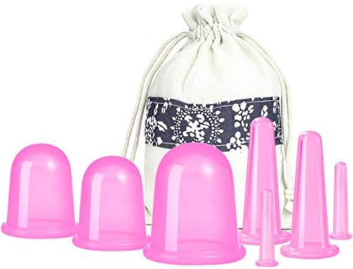 500-miles Cupping Therapy Sets 7Pcs Silicone Anti Cellulite Cup Vacuum Suction Massage Cups Facia... | Amazon (US)