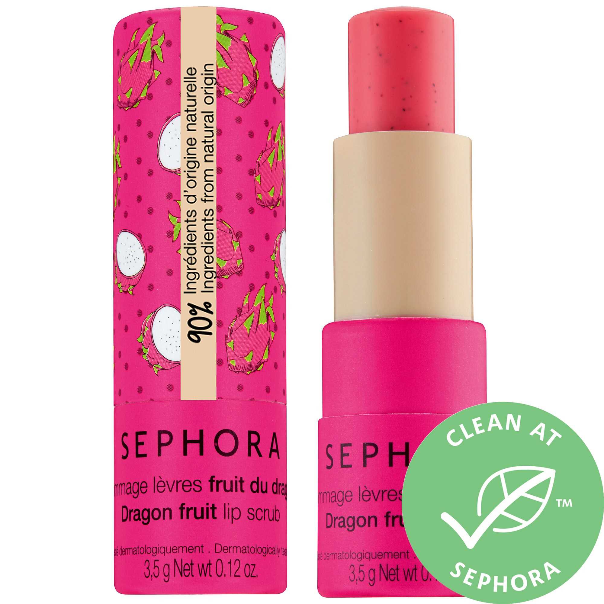 SEPHORA COLLECTION Clean Lip Balm & Scrub Dragonfruit | Sephora (US)