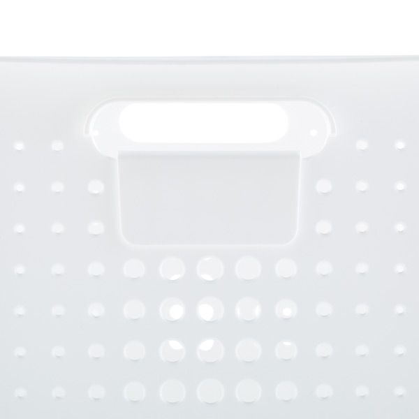 Nordic Basket Tag White Pkg/2 | The Container Store