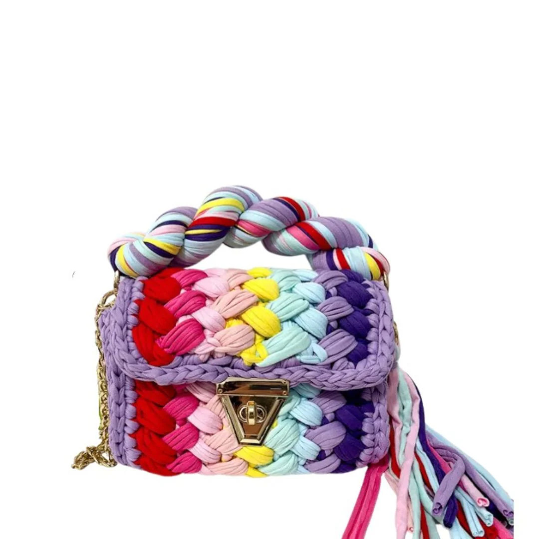 Rainbow Montego Woven Bag | Accessory Concierge