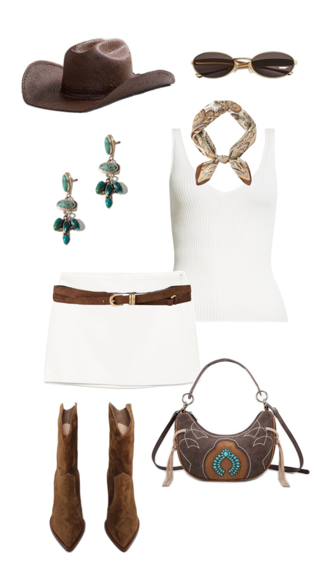 concert outfit 
purse - montana west
skirt - agolde 
earrings - child of wild

#LTKFestival #LTKgrwm #LTKootd