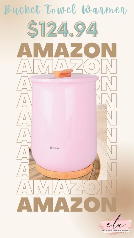 Nothing like a bucket towel warmer to really bring a spa like experience to your home! This one is not too expensive and is actually bigger than most! 

#amazon #christmas #gift #sale #towelwarmer #spa #home #blackfriday #pink #salealert

#LTKSeasonal #LTKsalealert #LTKHoliday
