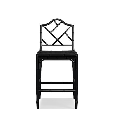 Chippendale Stool Frame Only, Counter, Black | Williams-Sonoma