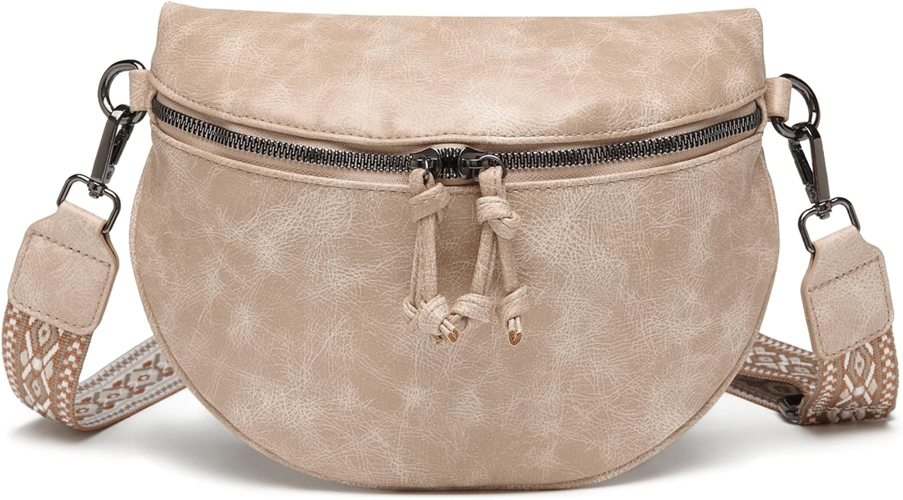 Eslcorri Small Crossbody Sling Bag for Women Trendy - Fashionable Fanny Packs Vegan Leather Chest... | Amazon (US)