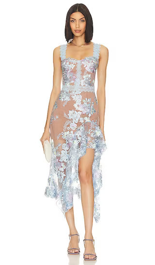 Bronx and Banco x REVOLVE Eva Midi Dress in Baby Blue. - size M | Revolve Clothing (Global)