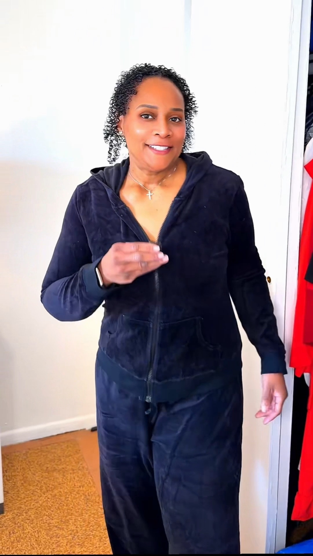 Velour tracksuits will always have a hold on me. Very ’90s / early 2000s energy. I’m linking the current Juicy Couture and Old Navy versions that give the same vibe.

Optional add-on if it fits naturally:
Comfortable, nostalgic, and still cute. 💋

#LTKMidsize #LTKootd #LTKOver40