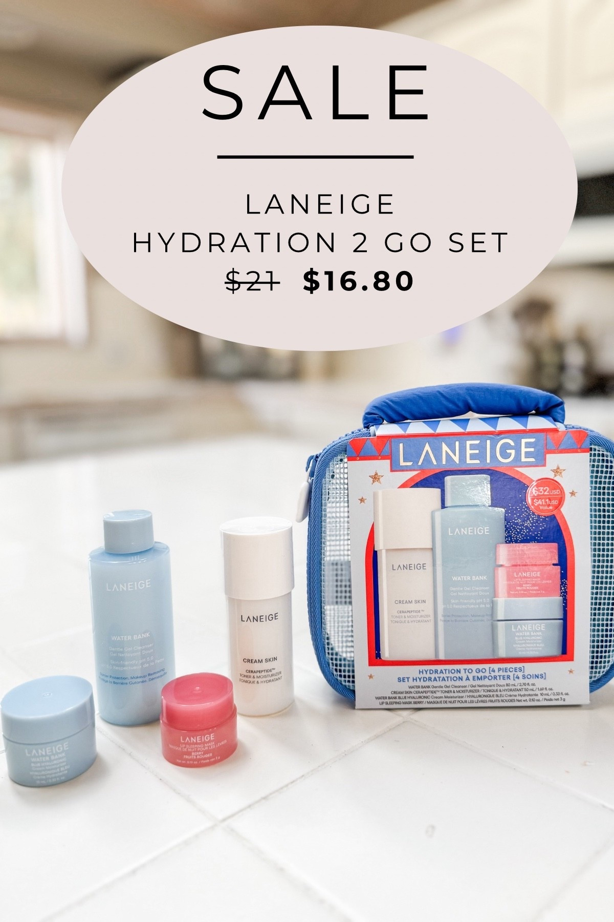 🎁 LAST DAY TO SAVE! This Laneige Hydration to Go Set makes a great stocking stuffer and is on sale...last day to save. 

#LTKGiftGuide #LTKSaleAlert #LTKBeauty