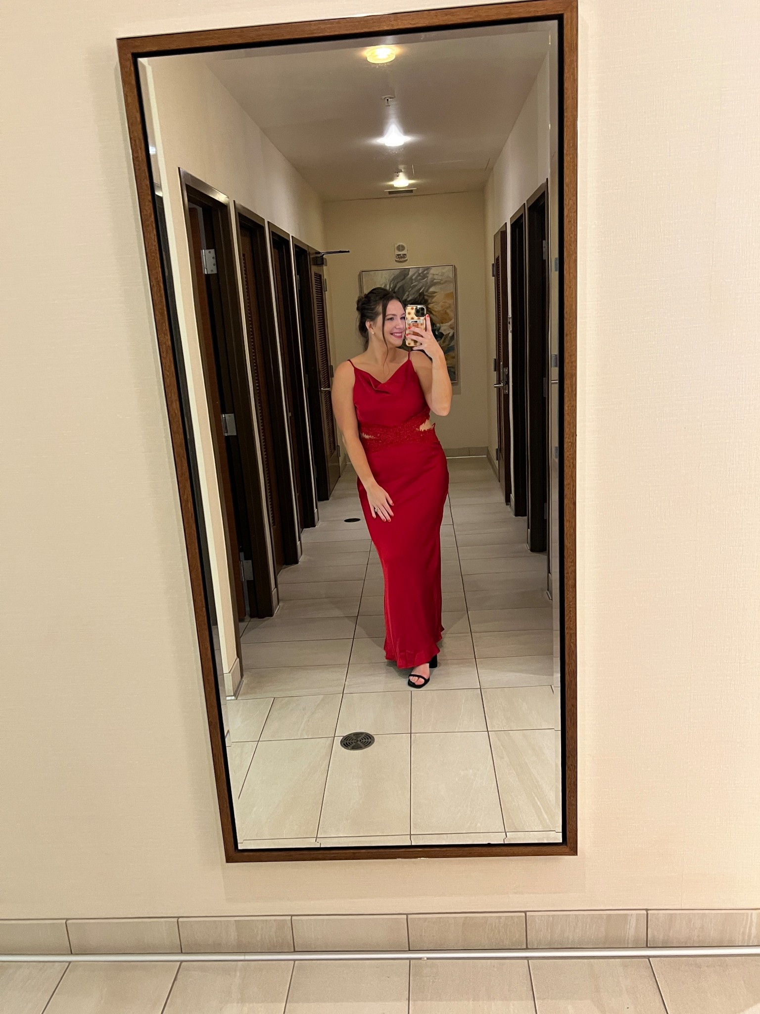 What I wore to this year’s Marine Corps Ball as a midsize mama. I’m typically an 8-10 or a size L. For this dress, I followed the measurement guide on hello Molly and ordereda size XL which fit perfect! I used tape to hold the girls in and was so comfortable the entire night. Shoes are from a few years ago, but I always get them from Target or DSW. I also added all the makeup items I used 🩷🎂 perfect dress for a formal event, holiday party and in this case, the Marine Corps Ball ☺️

#LTKootd #LTKMidsize #LTKFindsUnder100