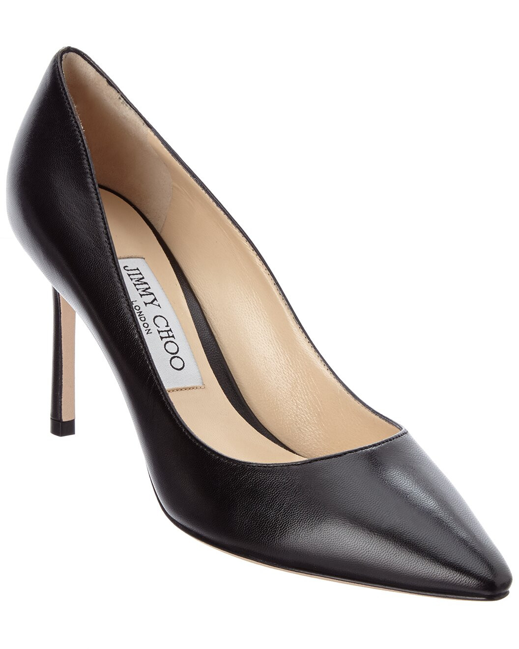 Romy 85 Leather Pump | Gilt & Gilt City