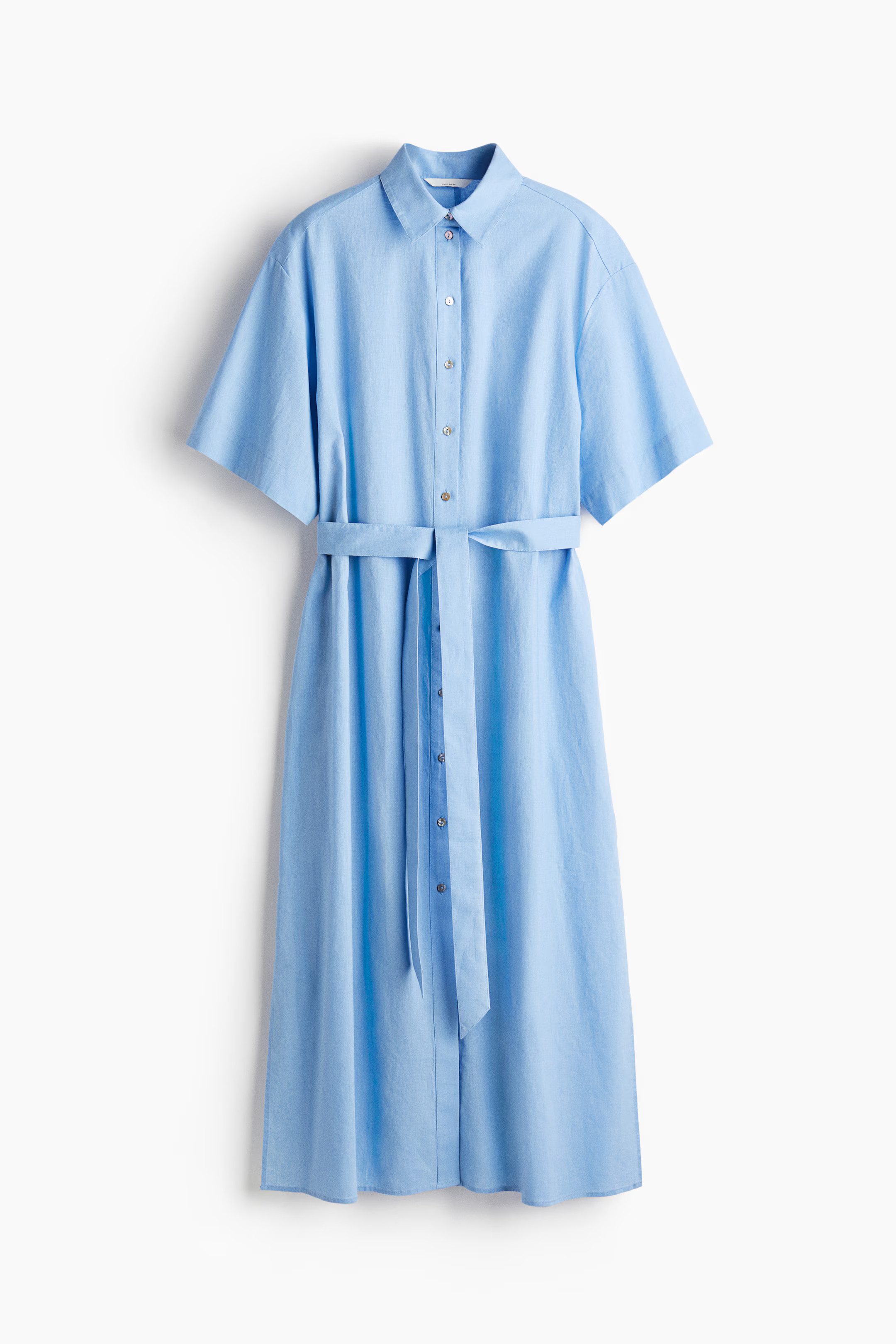 Linen-blend shirt dress | H&M (UK, MY, IN, SG, PH, TW, HK)