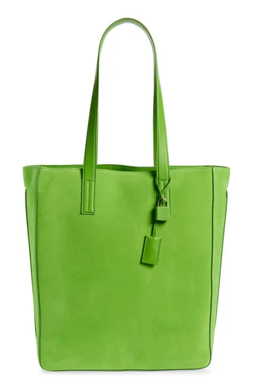 TOM FORD North/South Cashmere Suede Tote in 1E059 Summer Green at Nordstrom | Nordstrom