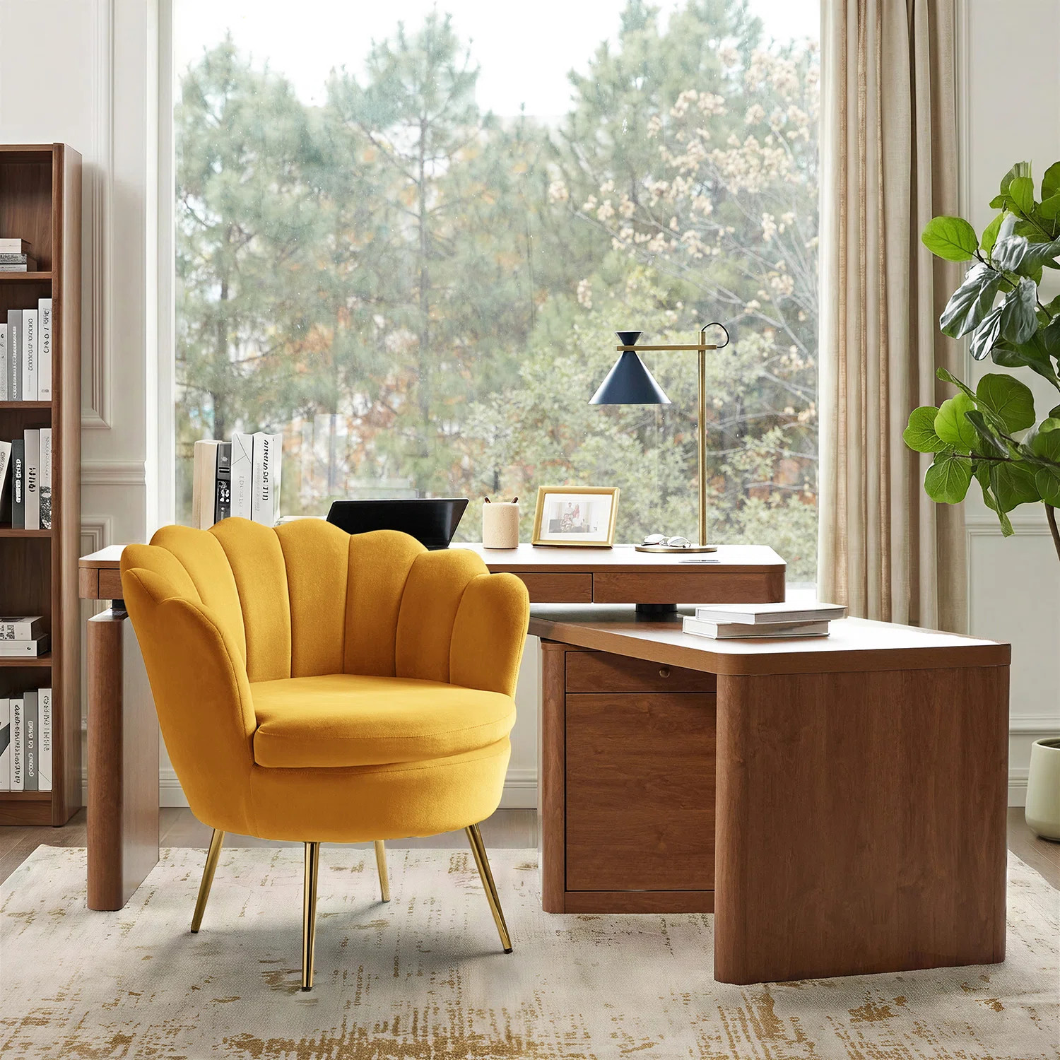 Hendrix Polyester Barrel Chair | Wayfair North America
