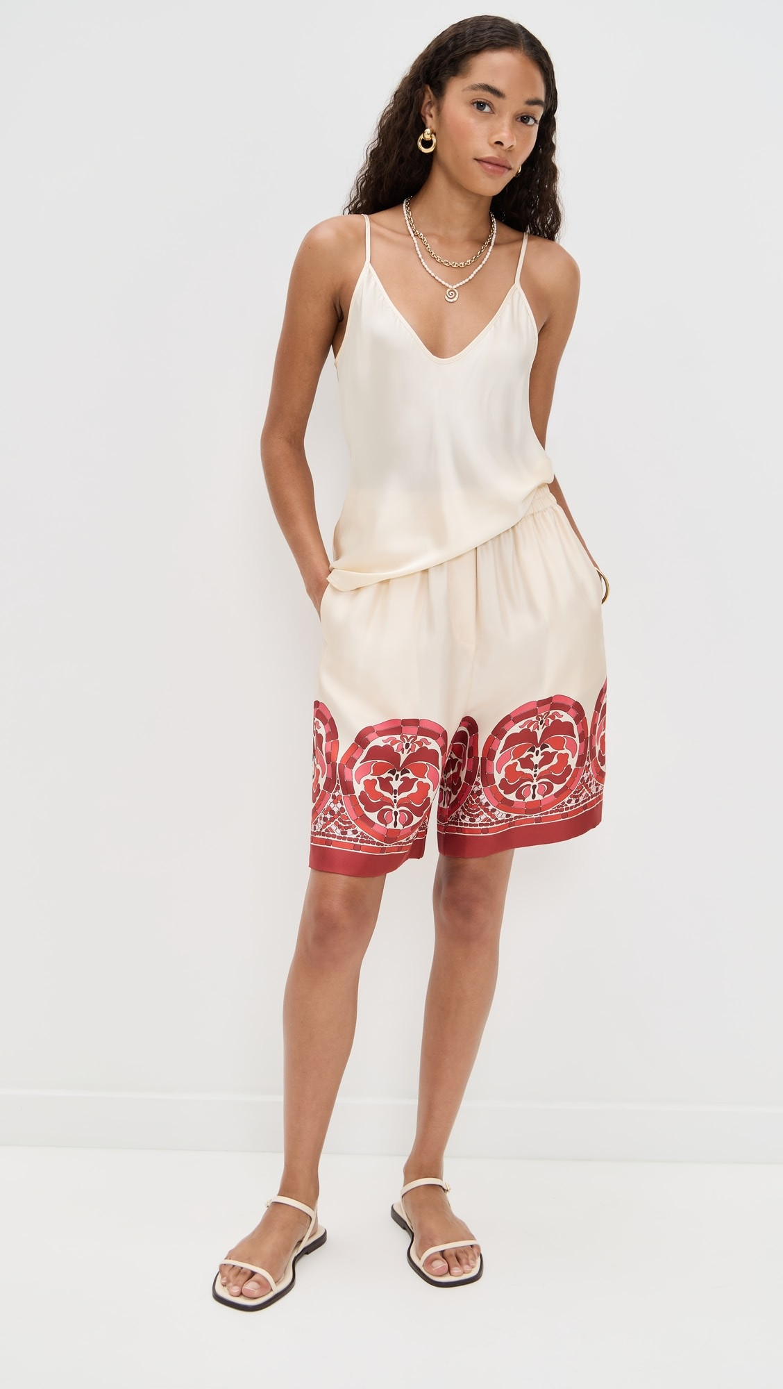 Palazzo Silk Shorts | Shopbop