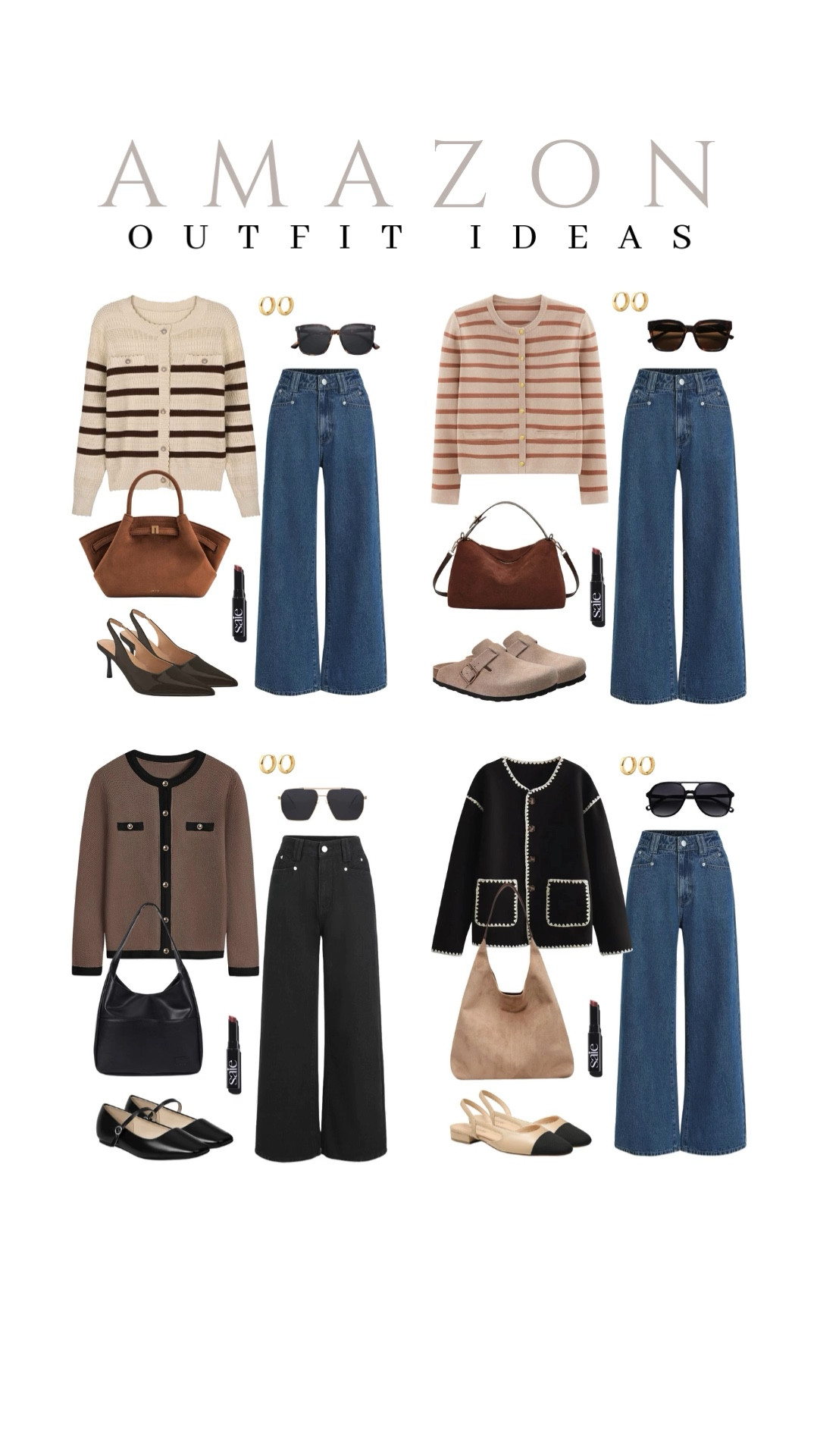 These high-waisted wide-leg jeans come in cute denim washes that are easy to style! I’ve put together five elevated looks with these bestselling jeans, adding chic cardigans, button-downs, and accessories.

high-waisted style, denim looks, elevated outfits, chic cardigans, outfit inspiration, trendy fashion, wardrobe essentials, stylish denim, casual chic, must-have jeans, versatile outfits

#LTKU #LTKSeasonal #LTKStyleTip