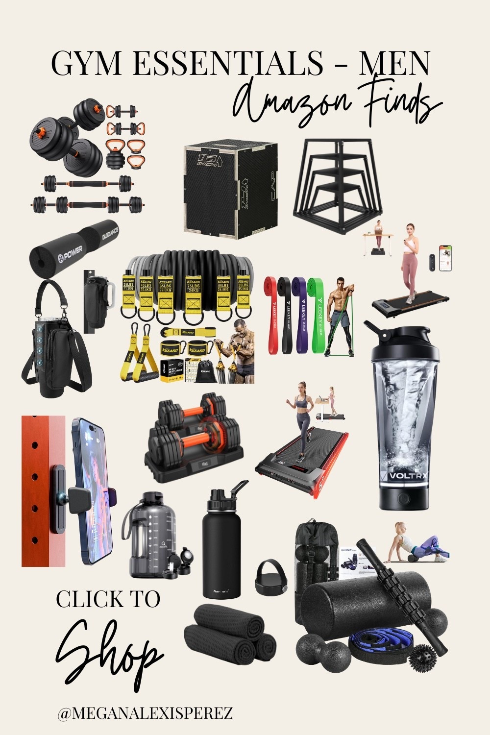 Men’s gym essentials from Amazon 💪
Home workout gear, adjustable dumbbells, resistance bands, recovery rollers, bottles, treadmills, and fitness tools he’ll actually use.
Tap to shop all my fitness favorites!
#LTKGiftGuide #LTKHoliday #AmazonFitness #MensFitness 

#LTKMens